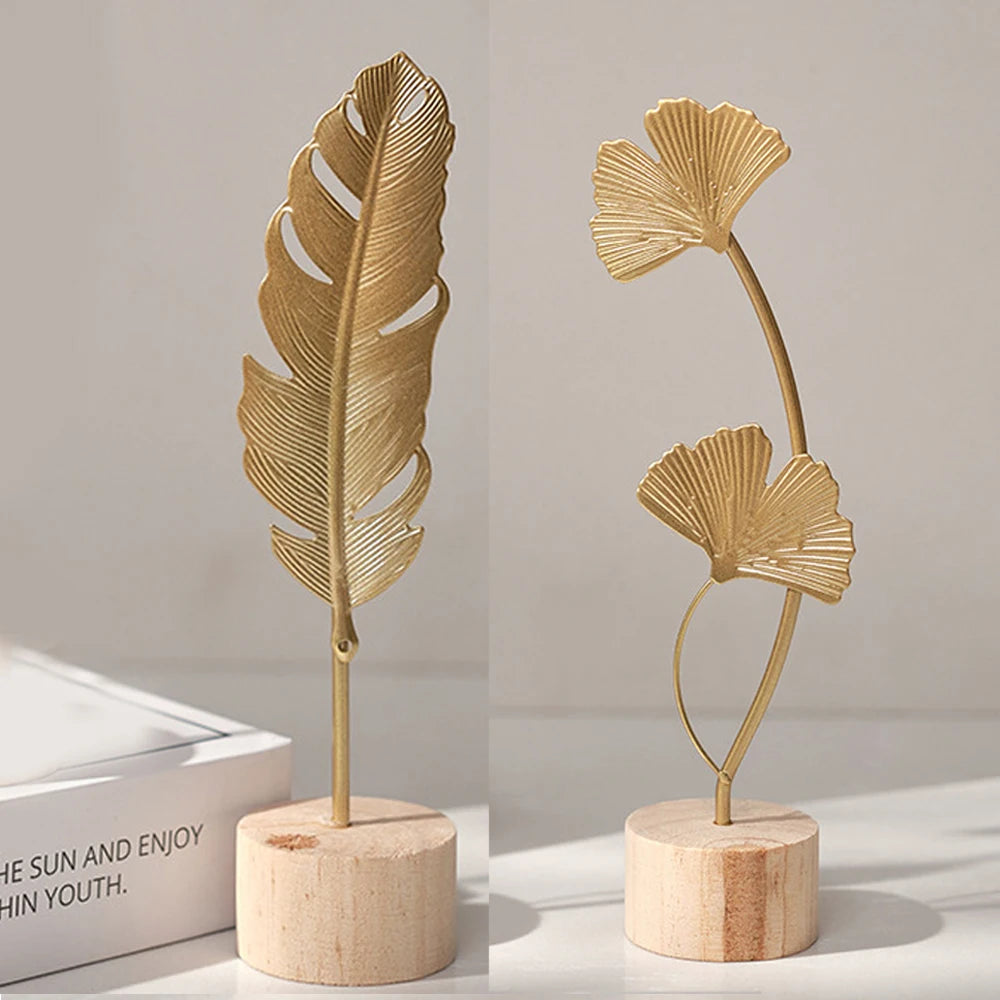 Gold Leaf  Sculpture