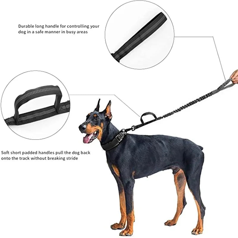 Dog Collar Durable Tactical Leash Set Adjustable