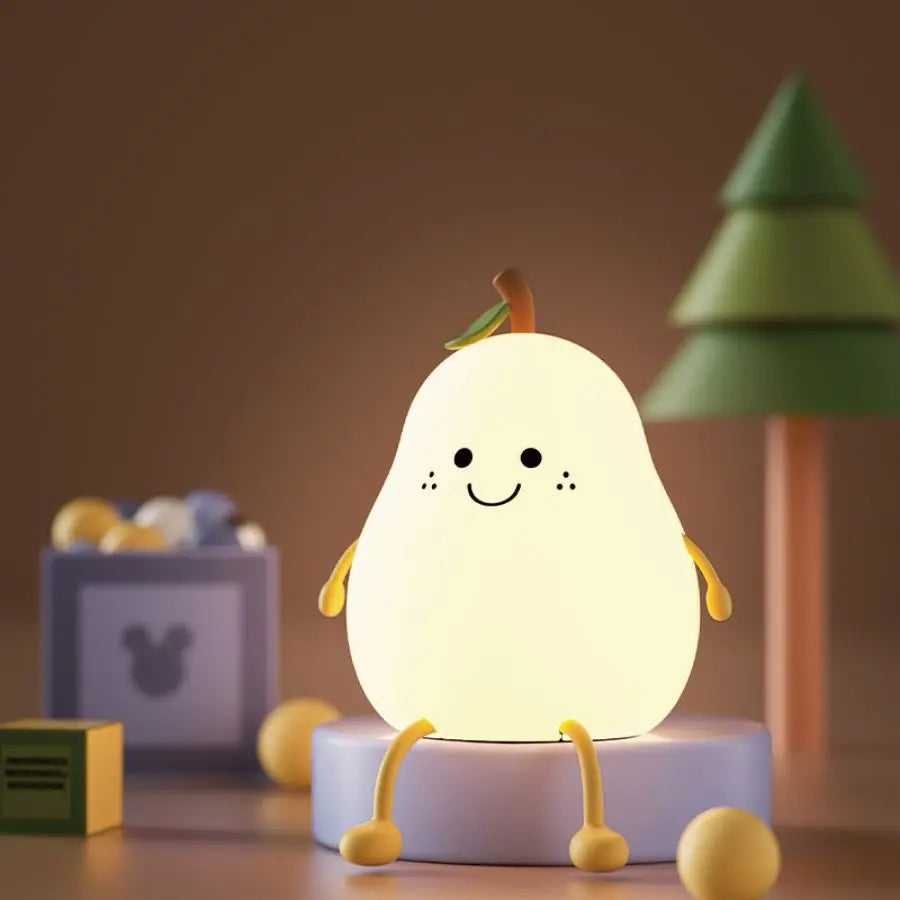 LED Pear Fruit Night Light