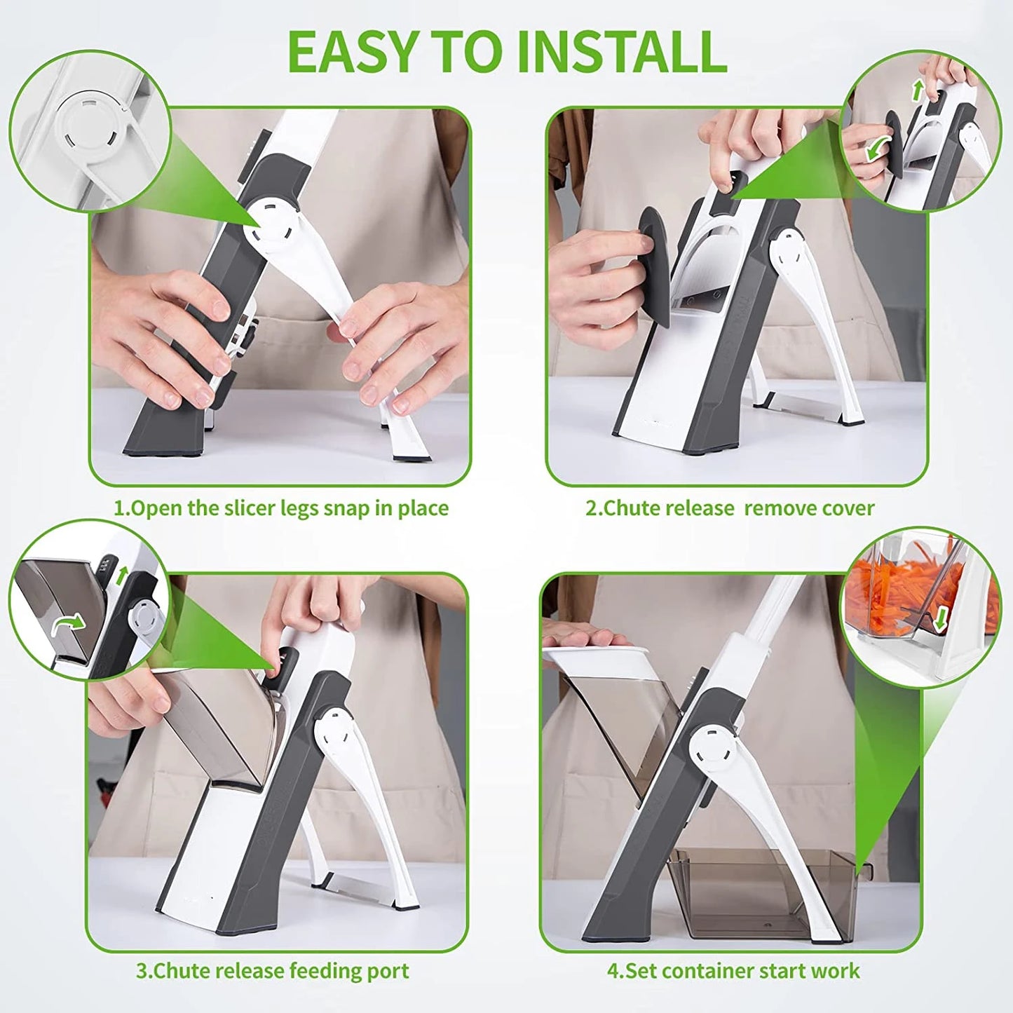 5 In 1 Manual Vegetable Cutter