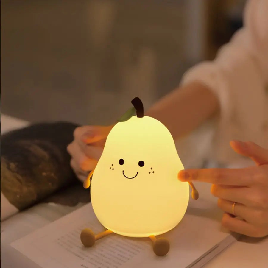 LED Pear Fruit Night Light