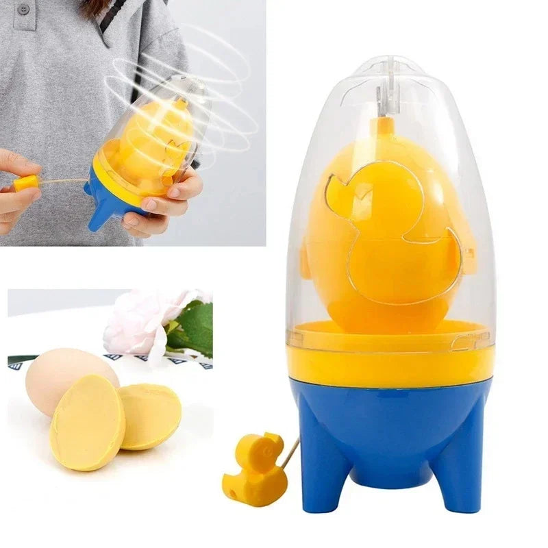 Hand Pull Egg Yolk and Egg White Spinner