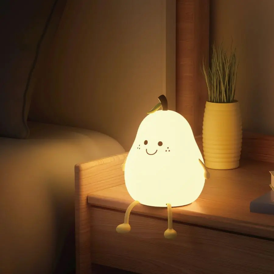 LED Pear Fruit Night Light