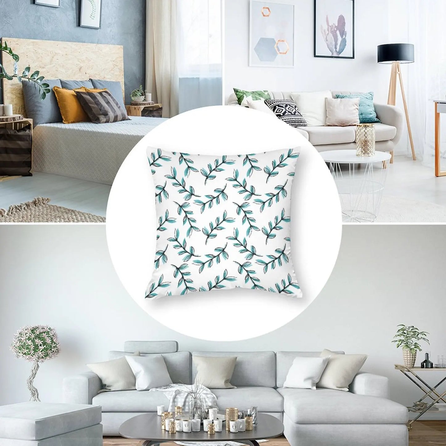 Decorative Scandinavian sofa pillow