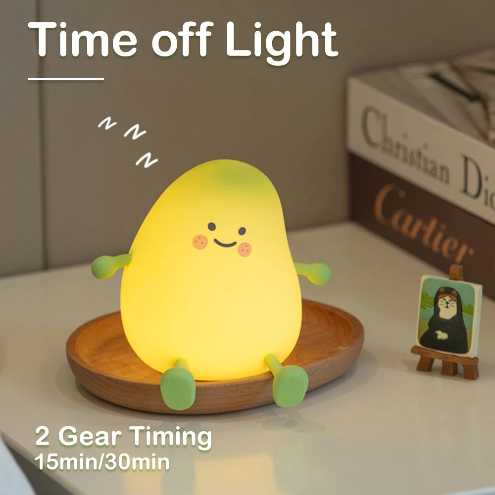 LED Pear Fruit Night Light